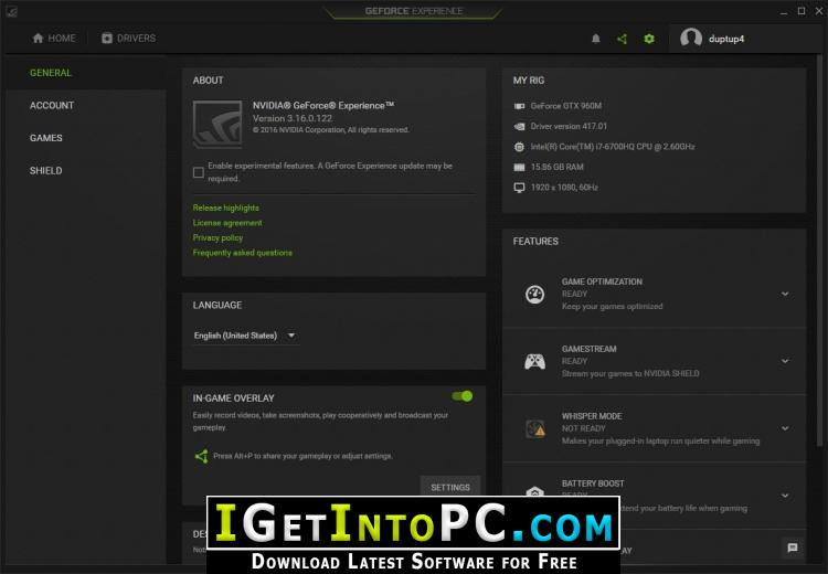 NVIDIA GeForce Game Ready Drivers 417.22 WHQL Free Download 1