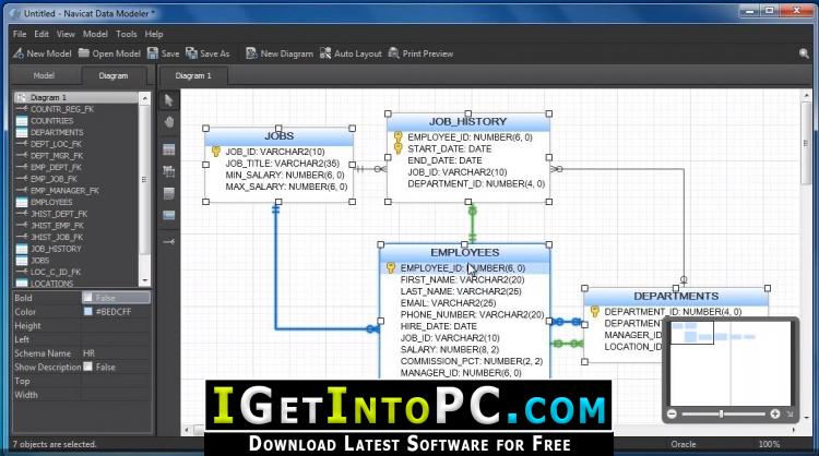 Navicat Data Modeler 2.1.18 Free Download 2