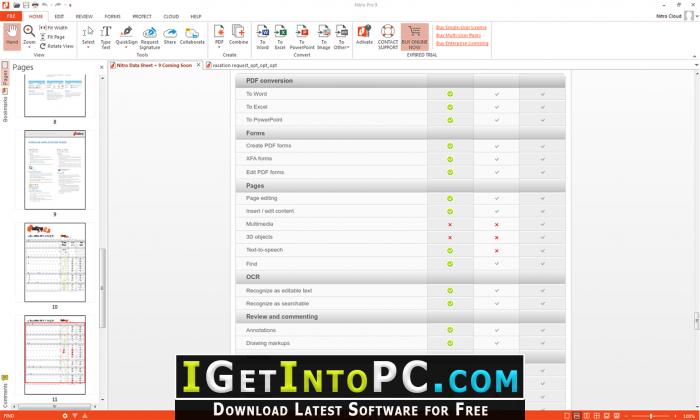 Nitro Pro Enterprise 12.3.0.240 Free Download 2