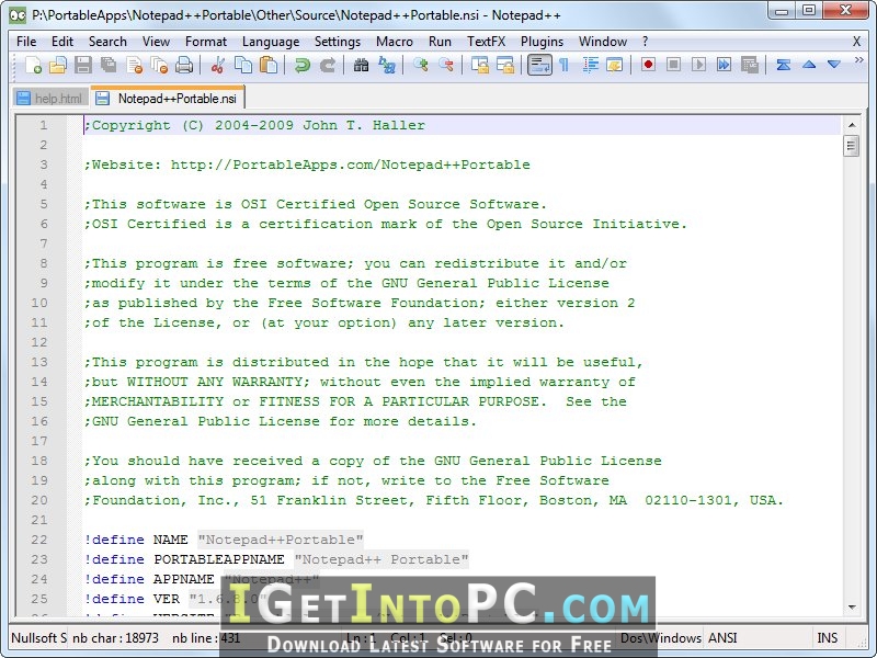 Notepad 7.5.7 x86 x64 Free Download 2