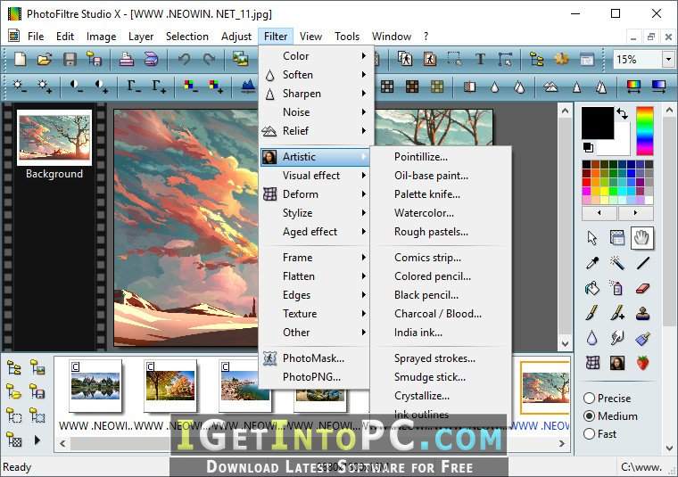 PhotoFiltre Studio X 10.13.0 Direct Link Download