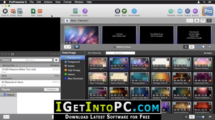 ProPresenter 6 Free Download Windows and MacOS 3