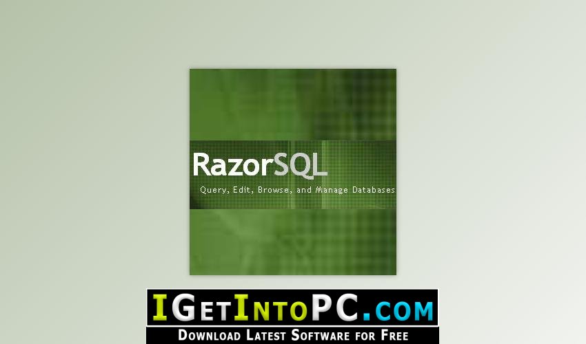 RazorSQL 9 Free Download 1