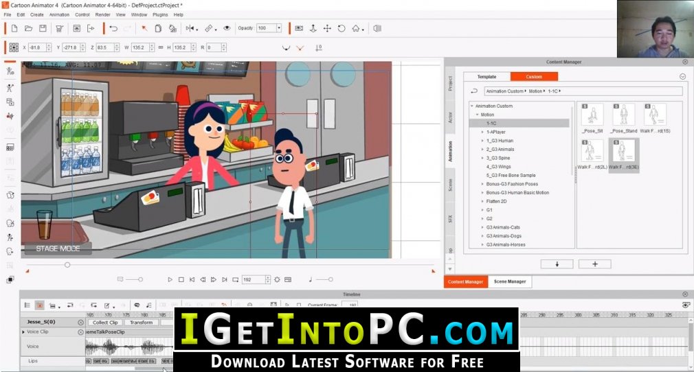 Reallusion Cartoon Animator 4 Pipeline Free Download Windows and mac  [Updated 2023]- Get Into PC