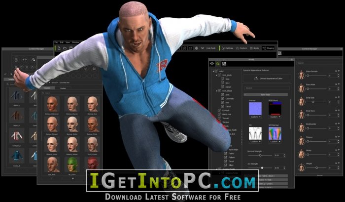 Reallusion Character Creator 2.3.2420.1 3DXchange 7.21.1603.1 Pipeline Free Download 3