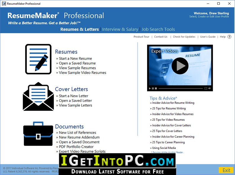 ResumeMaker Professional Deluxe 20 Free Download 5