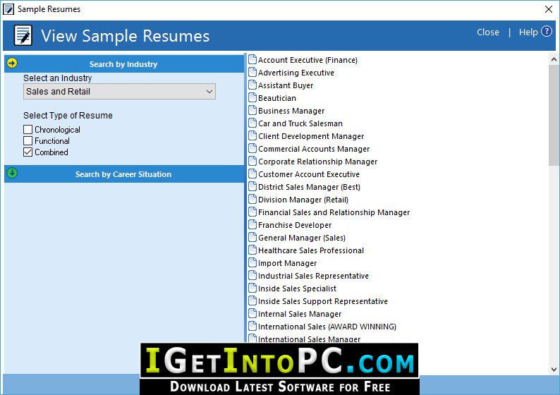 ResumeMaker Professional Deluxe 20 Free Download 6