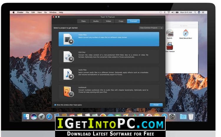 Roxio Toast Titanium 17 Free Download macOS 3