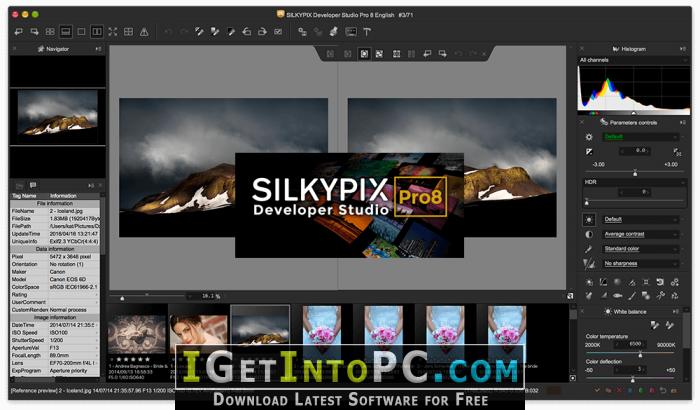 SILKYPIX Developer Studio Pro 8.0.24.0 Windows and macOS Free Download 3