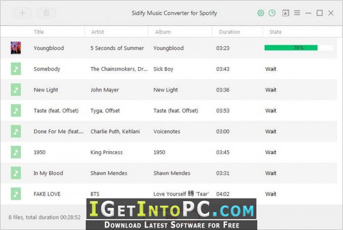 Sidify Music Converter for Spotify Free Download 1