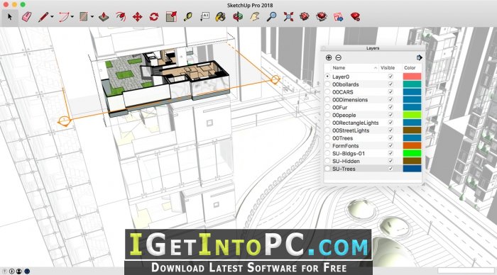 SketchUp Pro 2018 18.0.16975 Portable Free Download 2