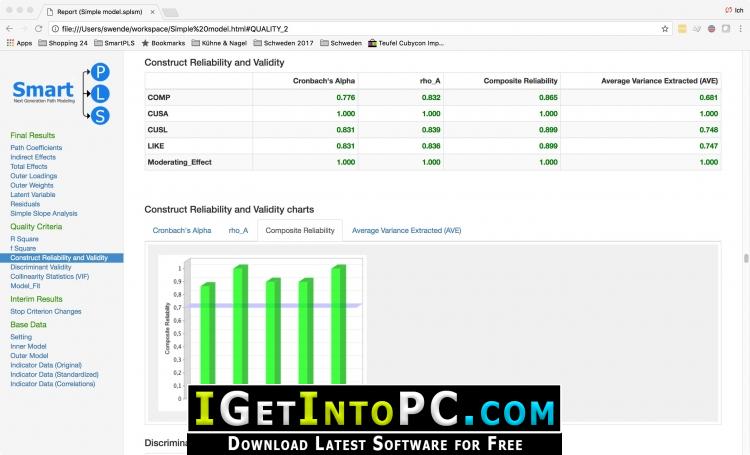 SmartPLS Free Download 2
