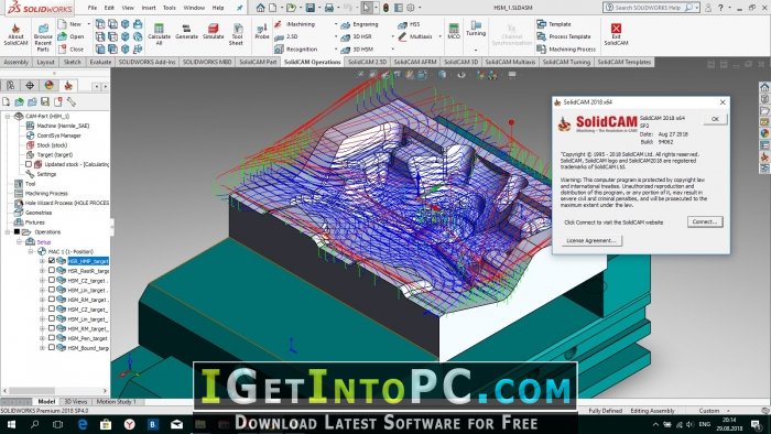 SolidCAM 2018 SP2 for SolidWorks 2012 2018 Free Download 4