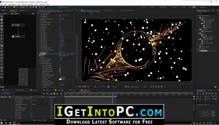 Stardust 1.6 for After Effects Free Download 2