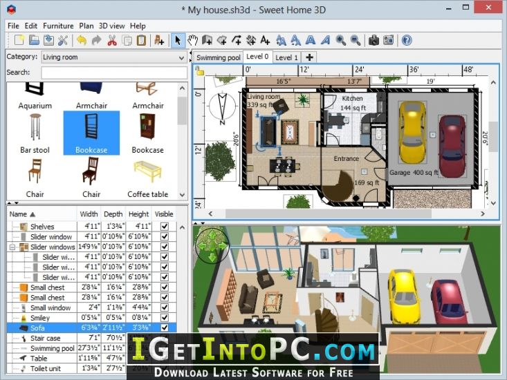 Sweet Home 3D 6 Free Download 2