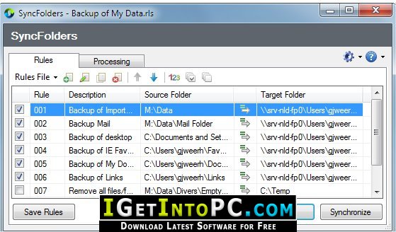 SyncFolders 3 Free Download 3