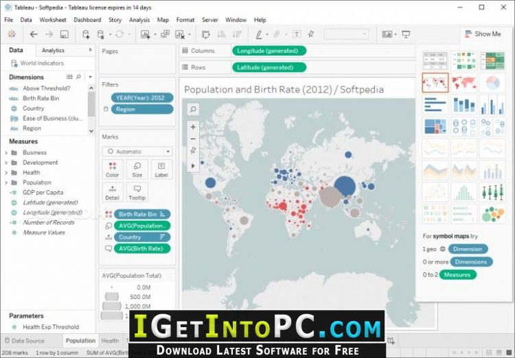 Tableau Desktop Pro 2018.2.2 Windows and macOS Free Download 2