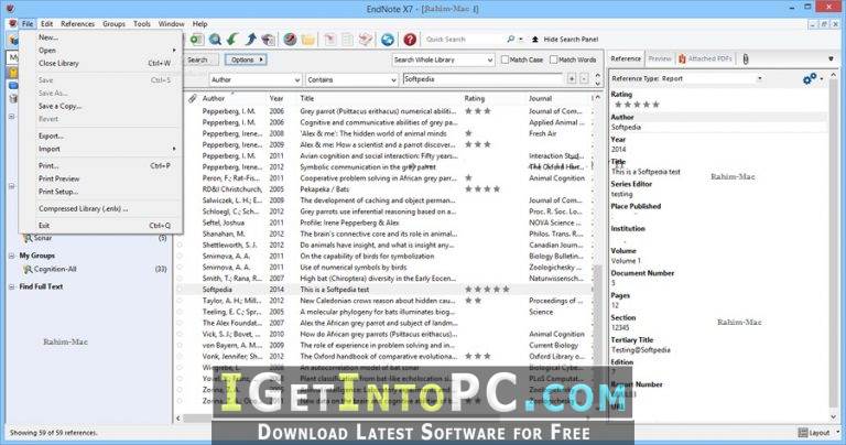 Thomson Reuters EndNote X8.1.0 DIrect Link Download