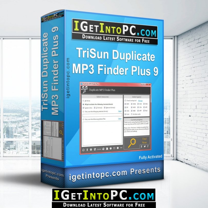 TriSun Duplicate MP3 Finder Plus 9 Free Download 1