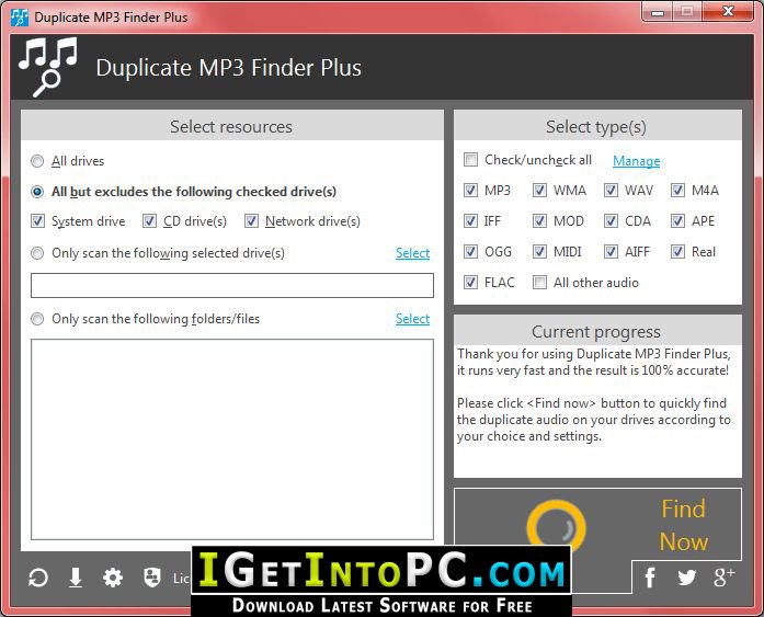 TriSun Duplicate MP3 Finder Plus 9 Free Download 2