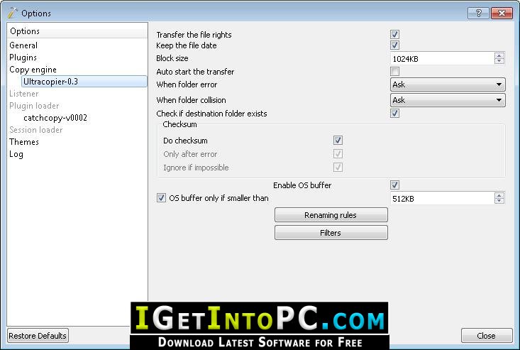 Ultracopier 2.2.0.9 Free Download 3