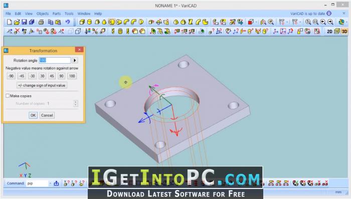 VariCAD 2018 2.06 Build 20180616 Free Download 2