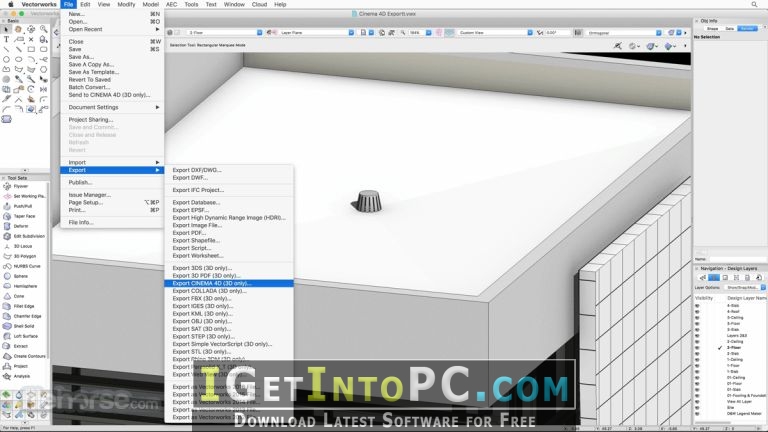Vectorworks 2018 SP4 Offline Installer Download
