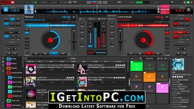 Virtual DJ Pro 8.3 Free Download with Plugins and Skins 1