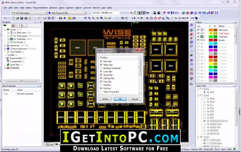 WISE VisualCAM 16.9.69 Free Download 3