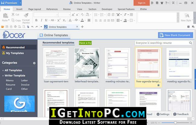 WPS Office 2016 Premium 10.2.0.7587 Free Download 3
