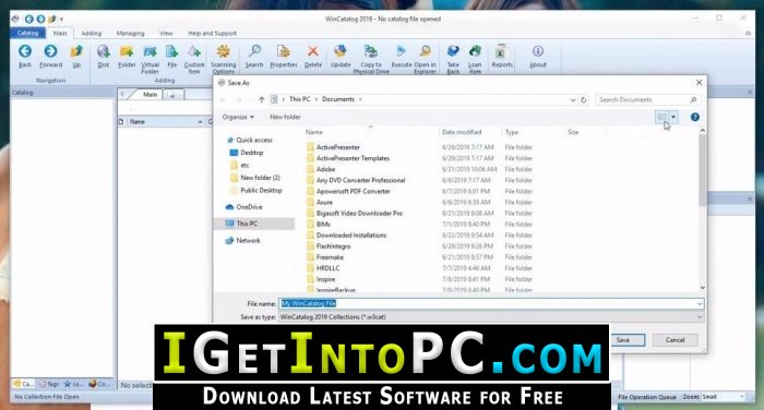 WinCatalog 2019 Free Download 11 3