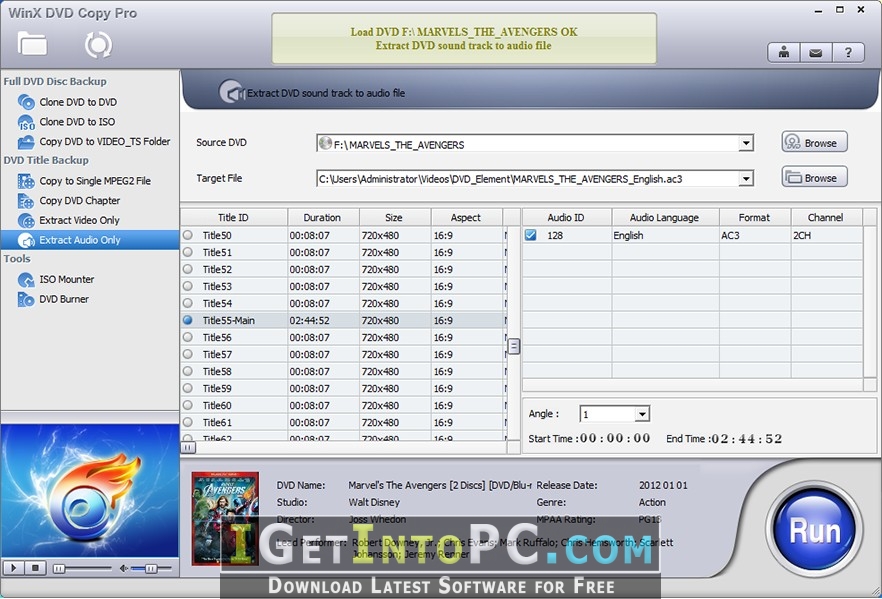 WinX DVD Copy Pro 3.9.0 Free Download 3