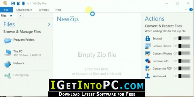 WinZip Pro 23 Build 13431 Free Download 3