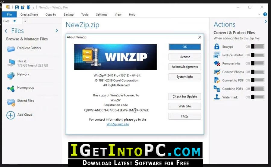 WinZip Pro 24 Build 14033 Free Download 2