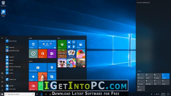 Windows 10 AIO All in One June 2018 Latest Version Download
