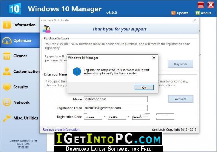 Windows 10 Manager 3.0.1 Free Download 3