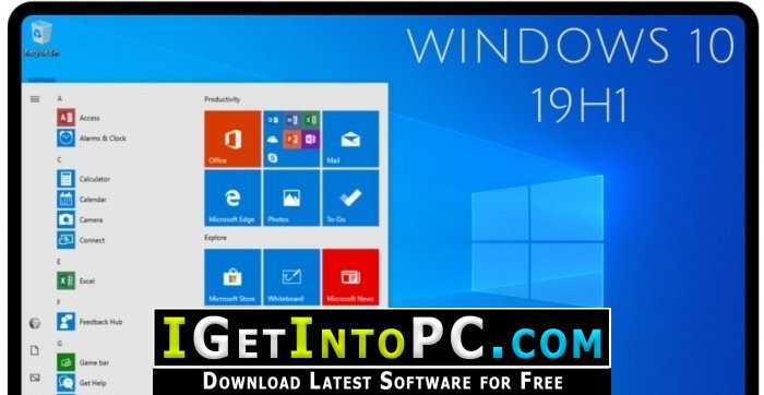 Windows 10 Pro 19H1 August 2019 Free Download Redstone 6 1