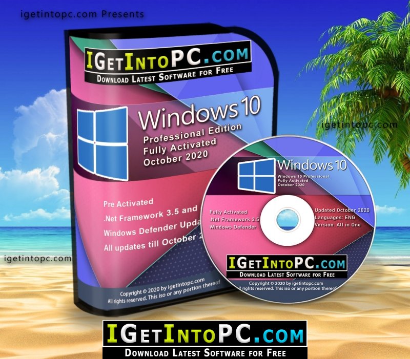 Windows 10 Pro October 2020 Free Download 1