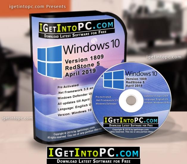 Windows 10 Pro Redstone 5 1809 April 2019 Free Download 1