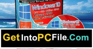 Windows 10 Pro with Office 2019 August 2019 Free Download 1