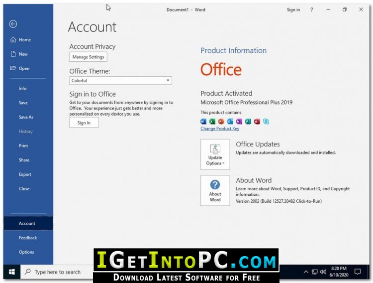 Windows 10 Pro with Office 2019 June 2020 Free Download 4