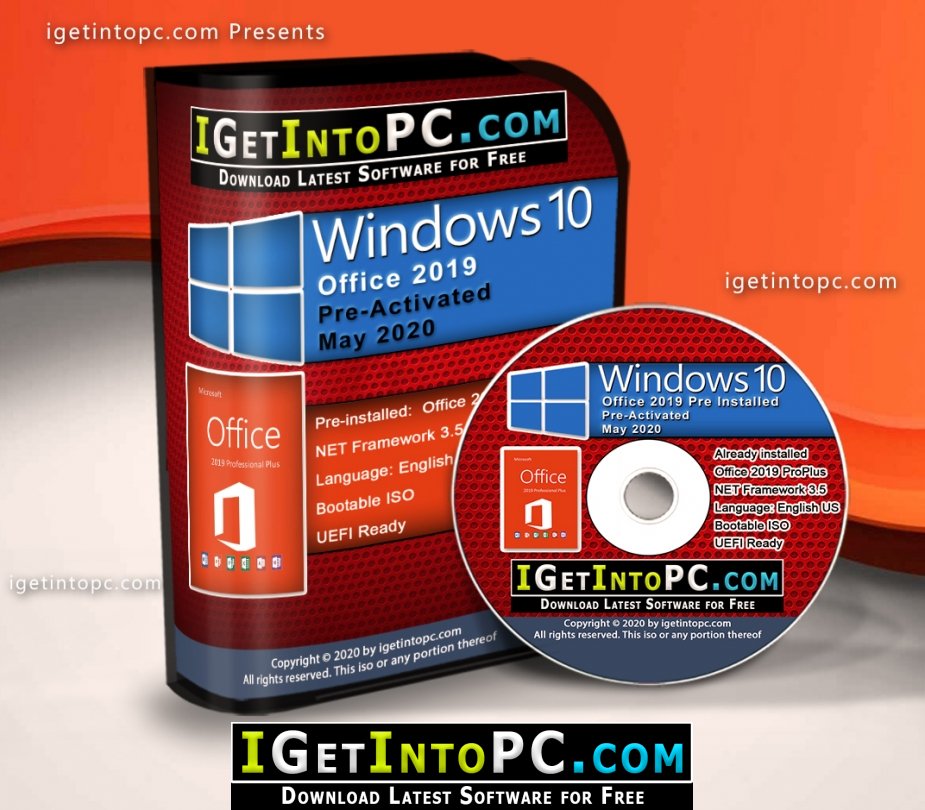 Windows 10 Pro with Office 2019 May 2020 Free Download 1