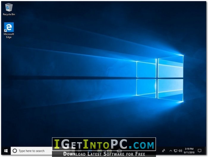 Windows 10 Pro x64 September 2018 Free Download 1