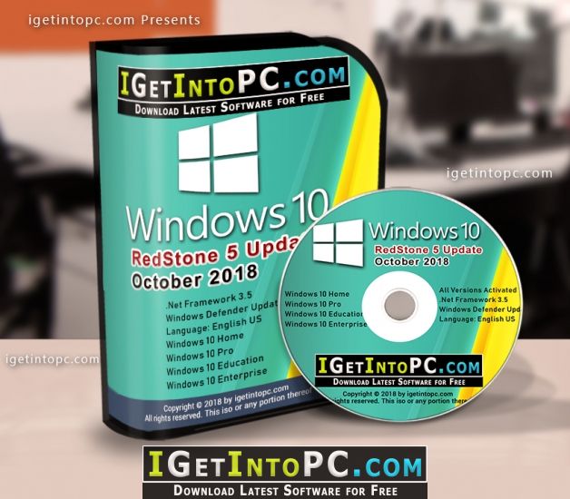 Windows 10 X64 RS5 October 2018 Free Download