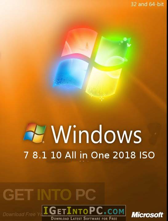 Windows 7 8.1 10 All in One 2018 ISO Free Download