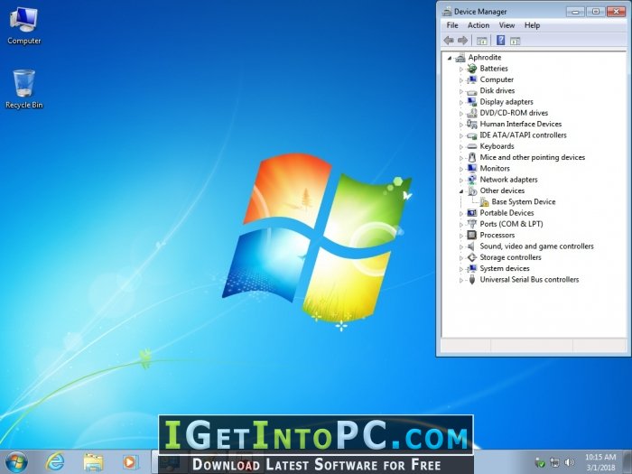 Windows 7 Extreme Lite Edition 2018 Only 999 MB Free Download 2