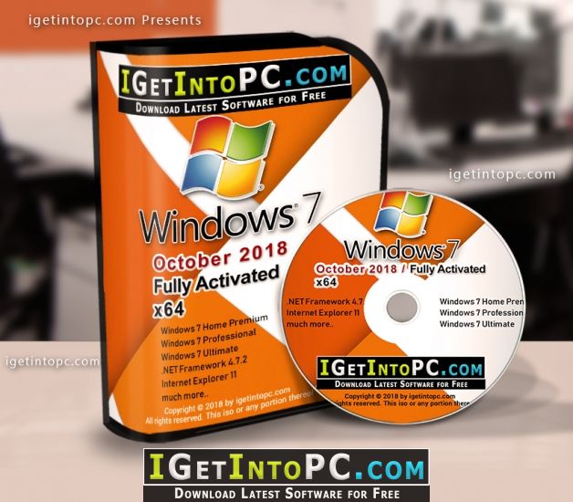 Windows 7 October 2018 x64 ISO Free Download 1