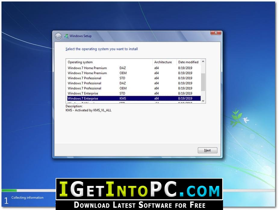 Windows 7 SP1 All in One September 2019 Free Download 4