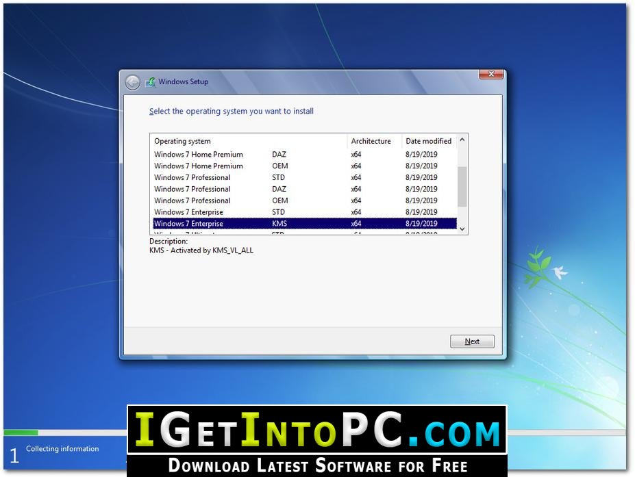 Windows 7 SP1 All in One September 2019 Free Download 4