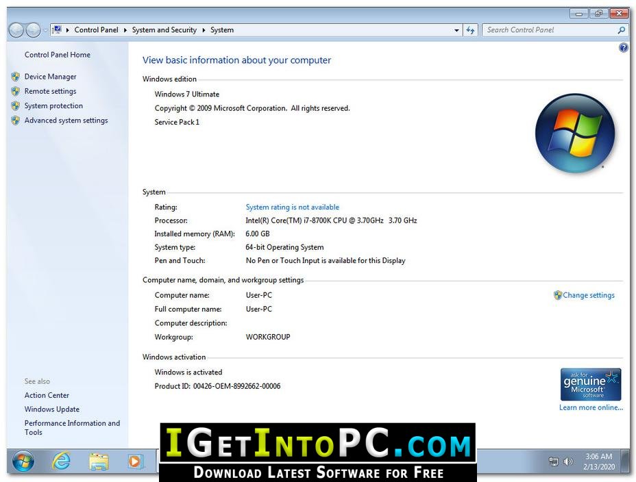 Windows 7 Ultimate SP1 March 2020 ISO Free Download 4